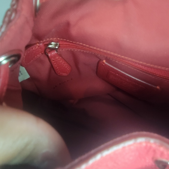 Coach red backpack - Picture 6 of 6